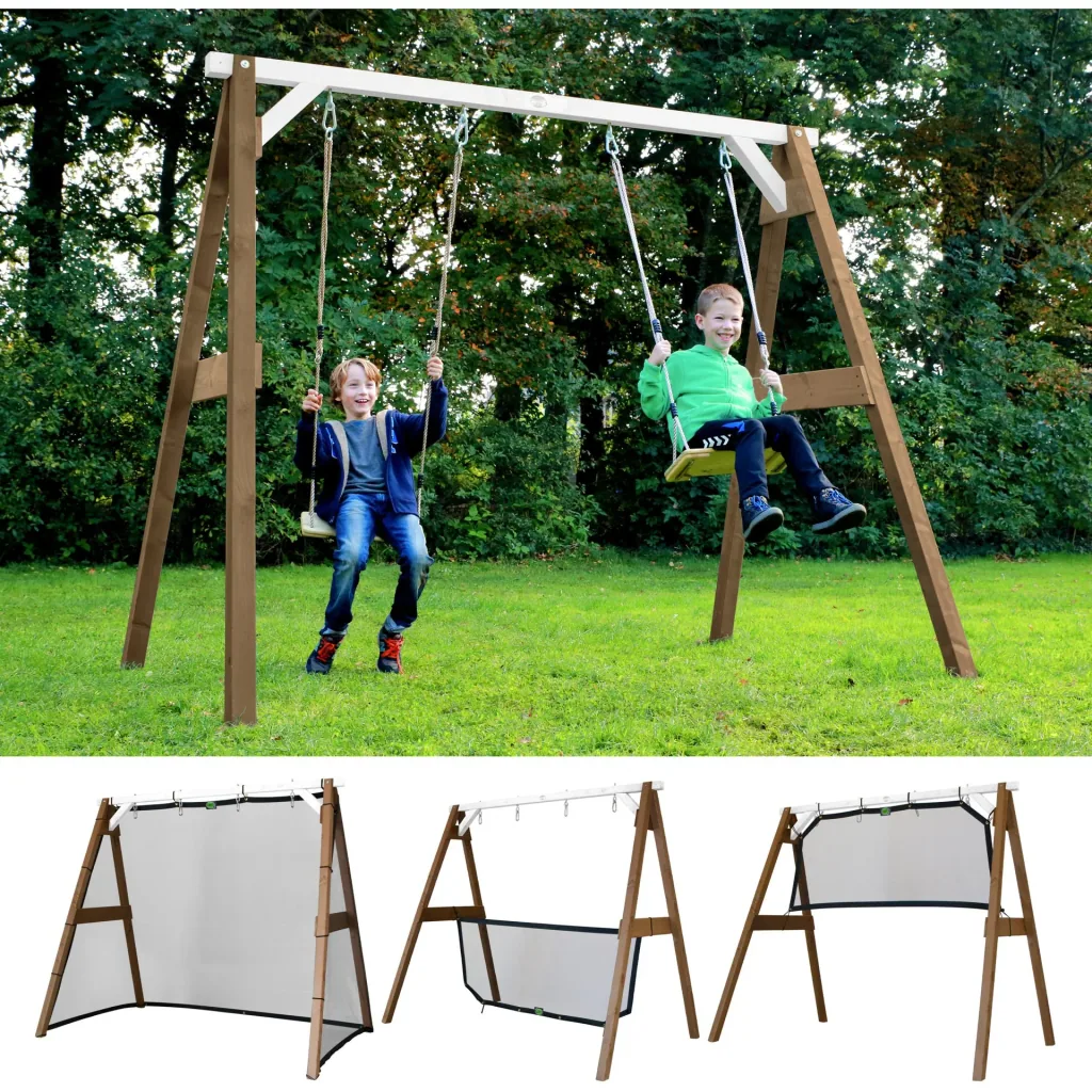4-in-1 SportsFun Braun/weiß