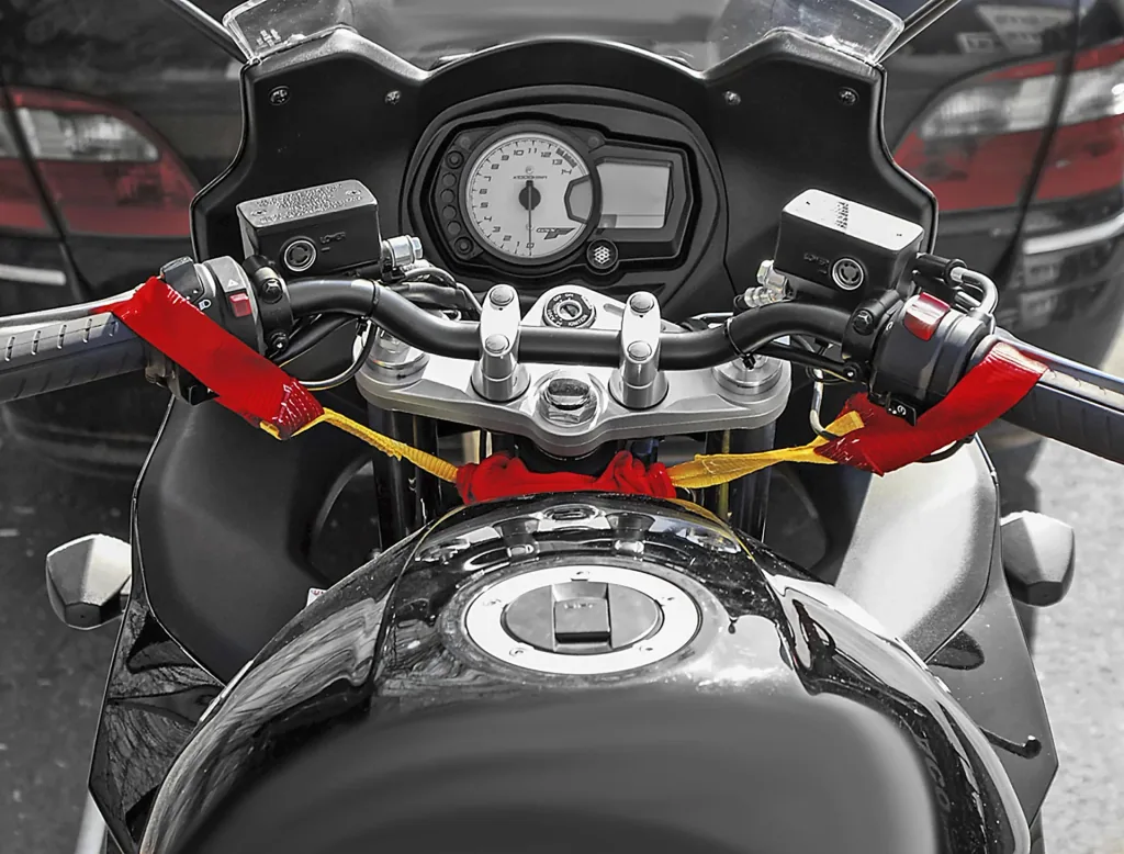 Motorrad Verzurrsystem, 6-teilig