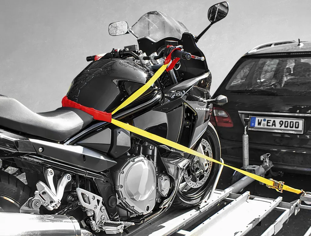 Motorrad Verzurrsystem, 6-teilig