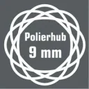 Exzenter Poliermaschine 650 Watt - 9 mm Hub - im XXL-Set