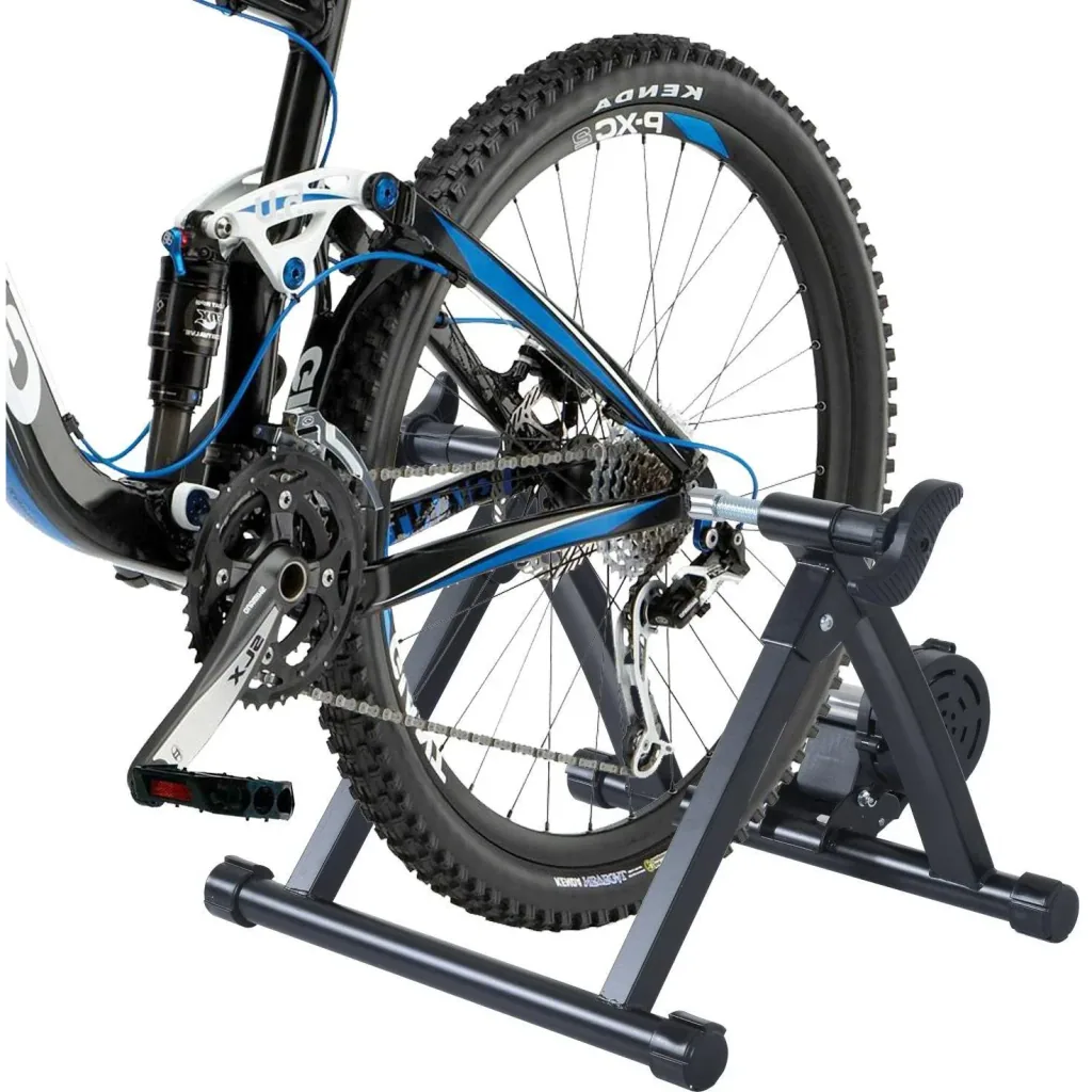 Rollentrainer Rennrad Magnetbremse Stahl schwarz