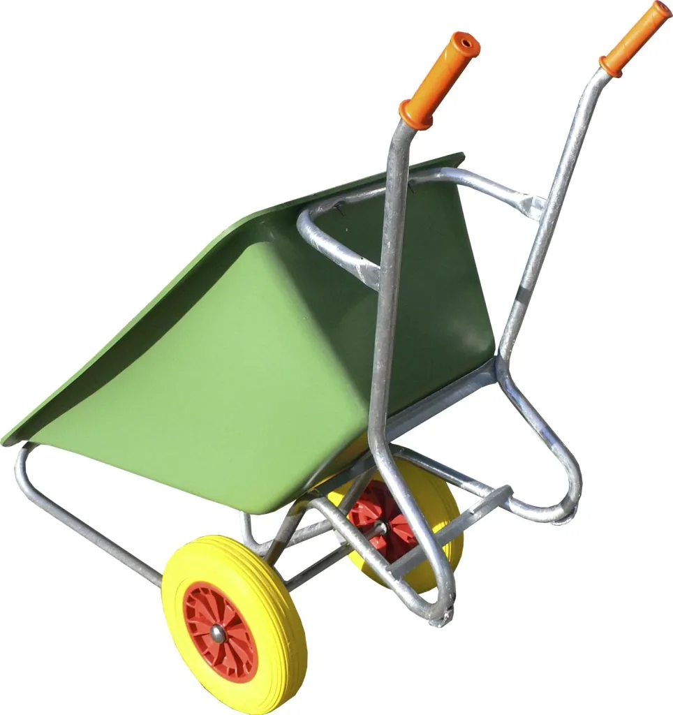 Großmulden-Schubkarre "Green Garden II", 170 Liter, 2 aufgeschäumte Wflex-Räder