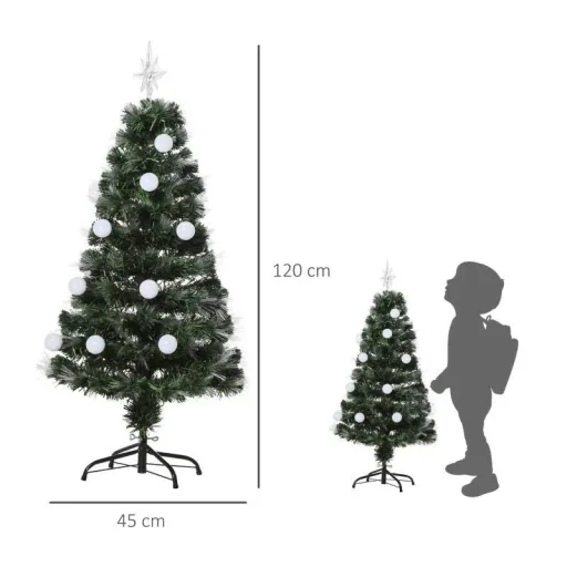 Künstlicher Weihnachtsbaum mit LED Beleuchtung grün