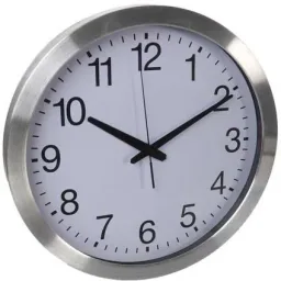 Wanduhr aus Aluminium - Ø 40 cm