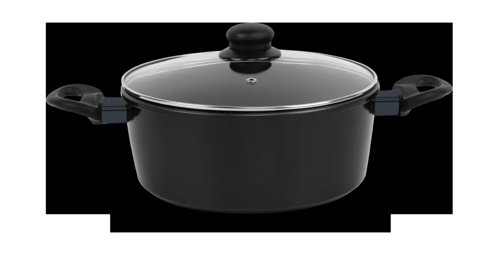 Carbon Koch-/ Bratset Schwarz, 7-teilig