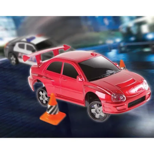 Sharper Image RC Rennset Polizei und Rennwagen 2 Spieler mit Spielfiguren