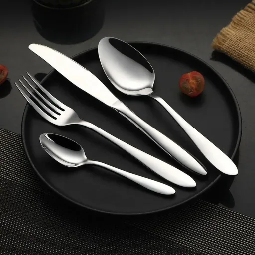 Besteckset - 24 Teile - Rostfreier Stahl