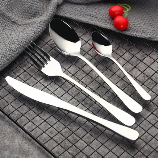 Besteckset - 24 Teile - Rostfreier Stahl
