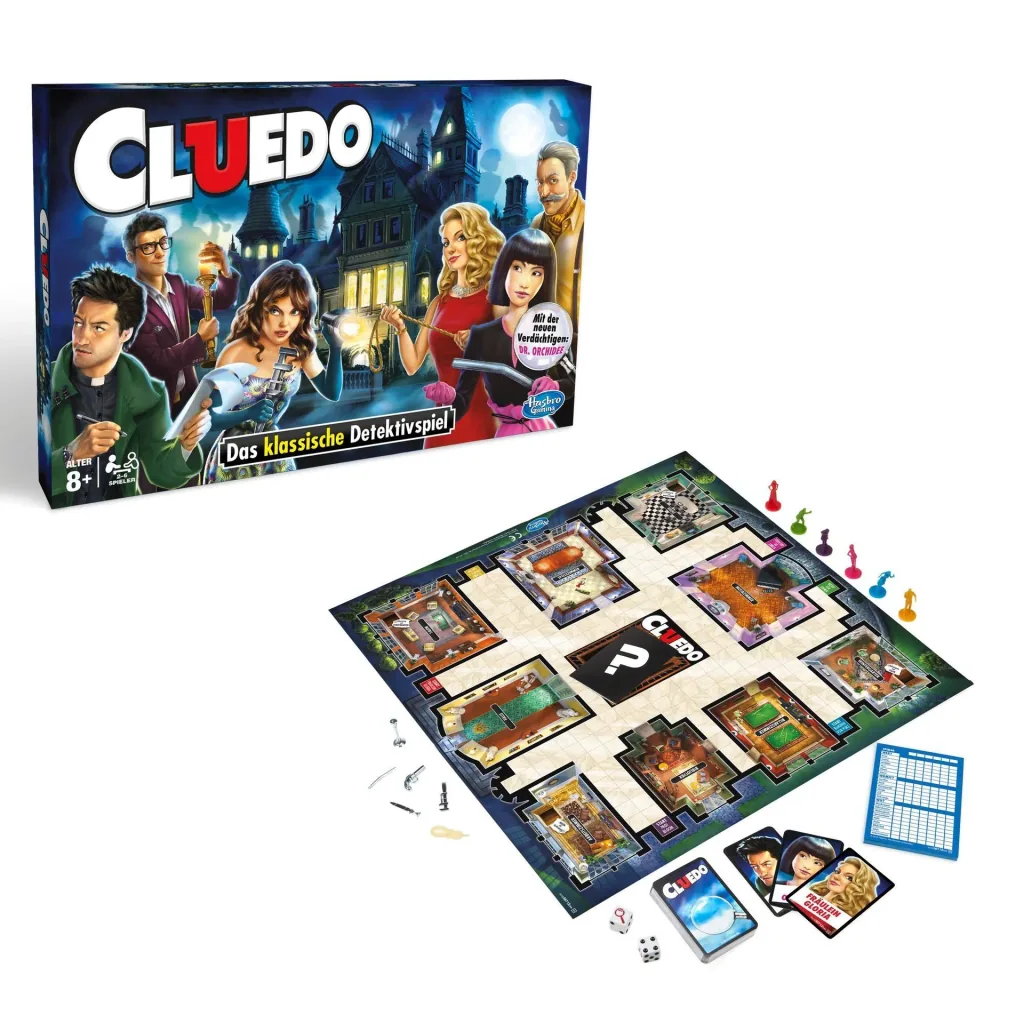 Gesellschaftsspiel CLUEDO das klassische Detektivspiel (deutsch)