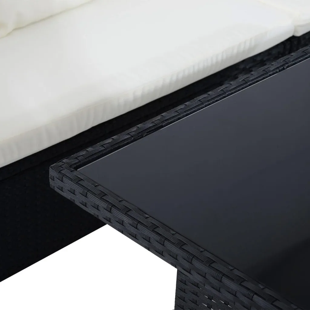 Polyrattan Sitzgruppe als 18-teiliges Set
