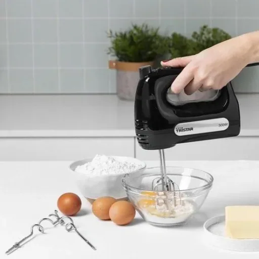 Handmixer / Blender - MX-4201 - 6 Geschwindigkeiten - 300 Watt - Knethaken, Schneebesen