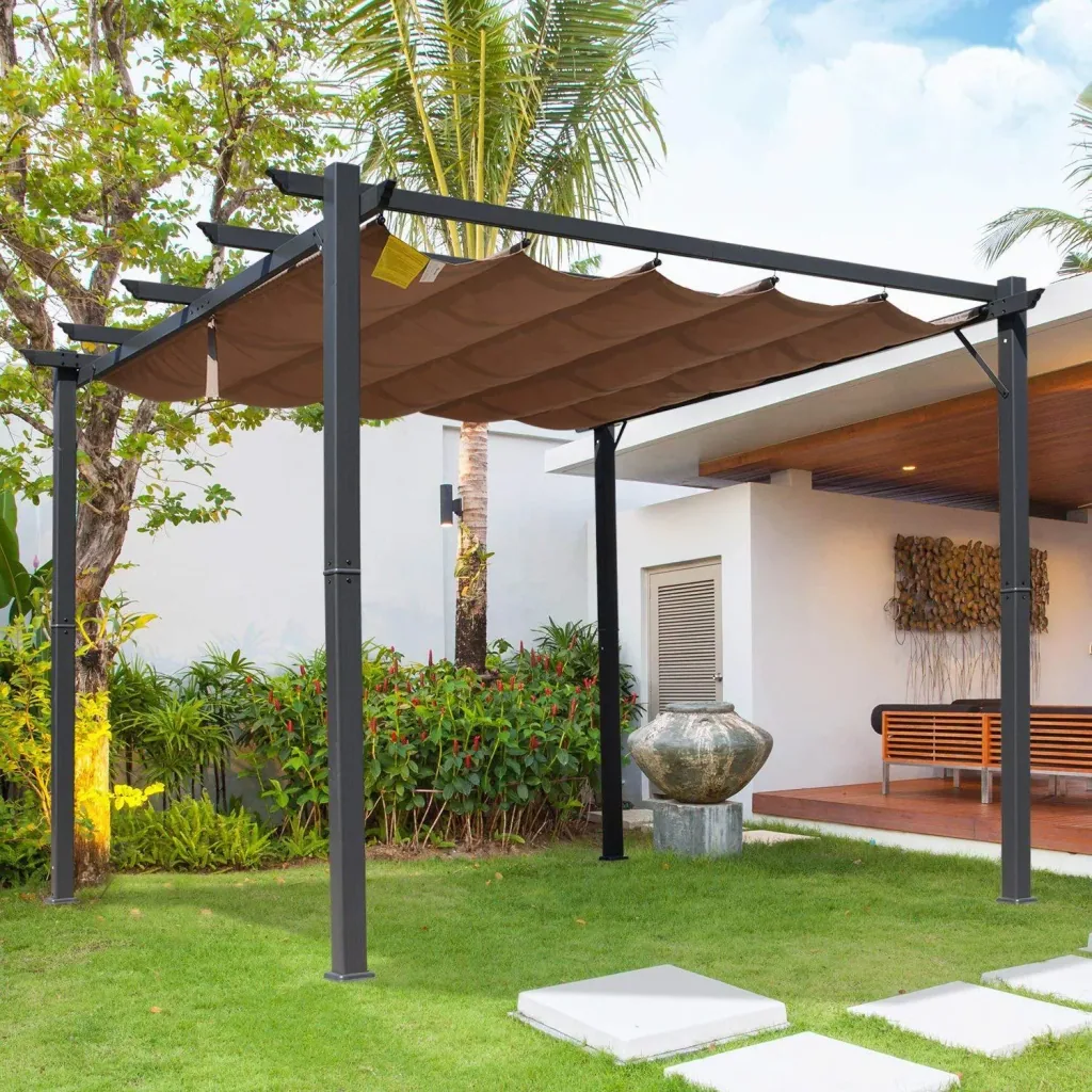 Pergola mit Schiebedach