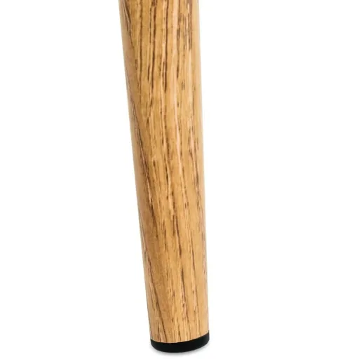 Design-Stuhl mit Stoffbezug dunkelgrau 4 Stück