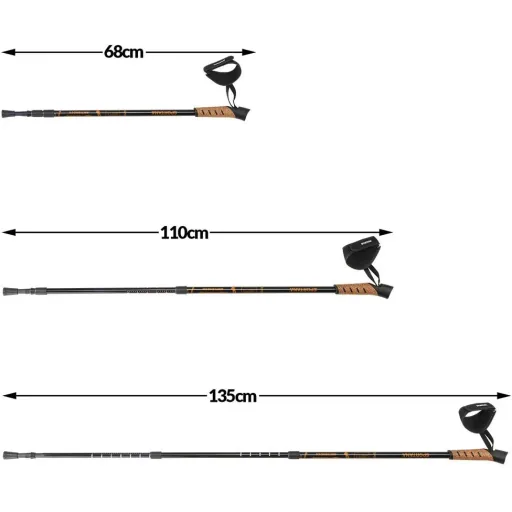 Sportana Nordic Walking Stöcke - orange