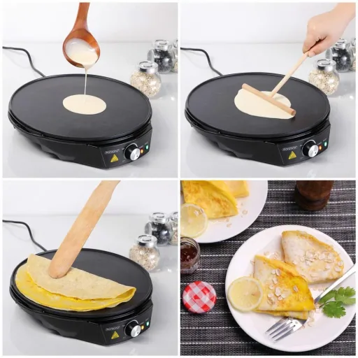 Crêpe-Maschine - 1200W - inkl. Zubehör