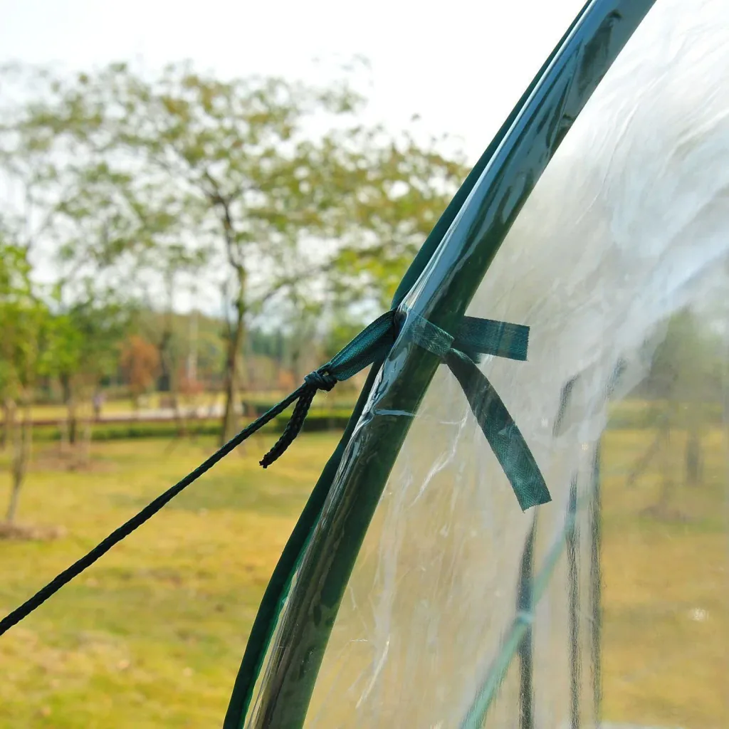 Foliengewächshaus 3,5x2x2m transparent mit Stahlrohrrahmen