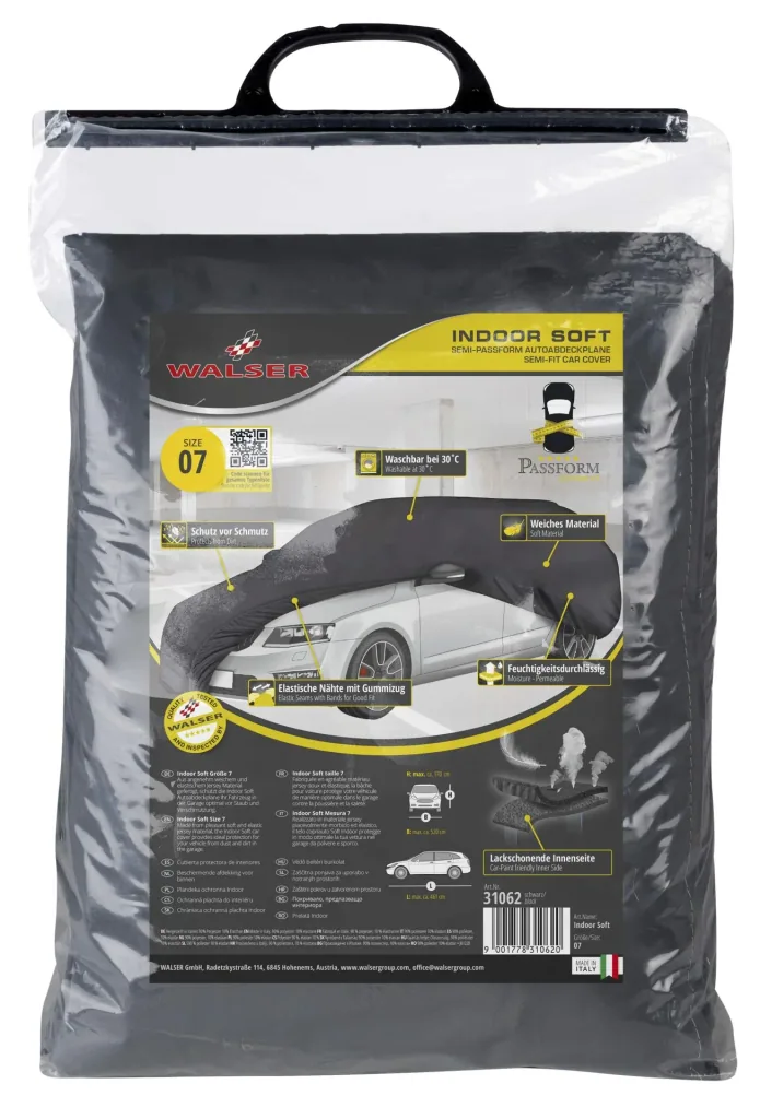 Autoabdeckplane indoor soft - Größe 7 - 461x520x170cm - PES - Elasthan