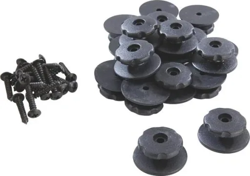 Rundknöpfe, 20 Stück für Anhänger