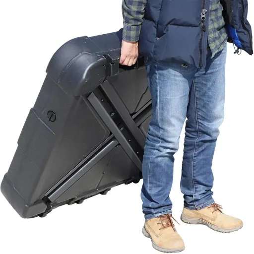 2tlg, Sonnenschirmständer Schirmhalter Schirmfuß befüllbar mit Sand Wasser bis zu 125 kg Schwarz 84 x 84 x 19 cm