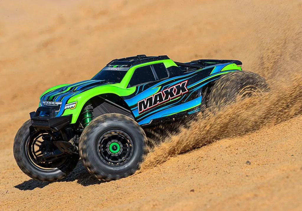 MAXX 1:10 RTR TSM SR VXL-4S Regler ohne Akku/Lader 1/10 Monster-Truck Brushless grün