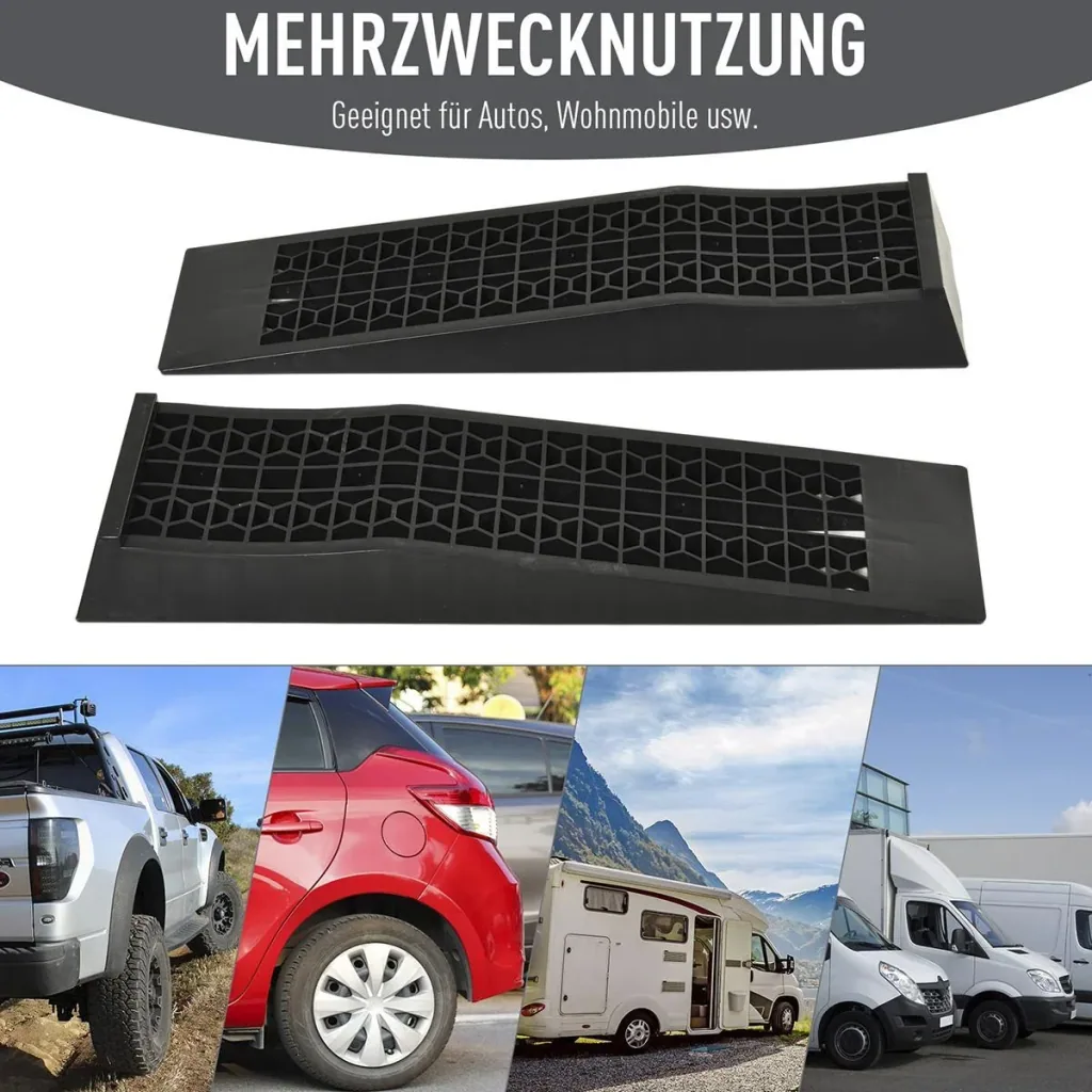 Auffahrrampe rutschfest schwarz