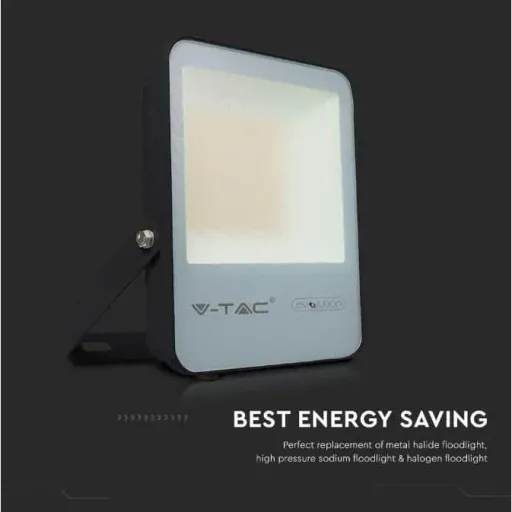 VT-30185 LED-Flutlicht - 30 W - 4720 Lm - 6400K - schwarz - Extra effizient