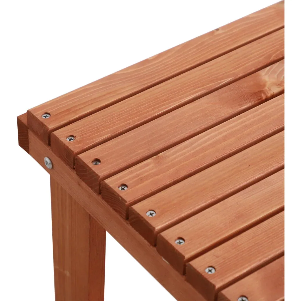 Holzhocker Beistelltisch Blumenständer Kinderstuhl Schemel Allzweck Tannenholz Natur 50 x 50 x 60 cm
