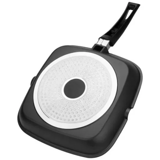 Grillpfanne - 24cm - Schwarz