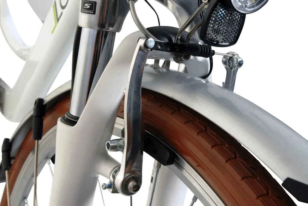 Damen E-Bike, 28 Zoll, Rahmenhöhe 50 cm, 3-Gang Nabenschaltung, weiß, City Bike "ComfortLine"