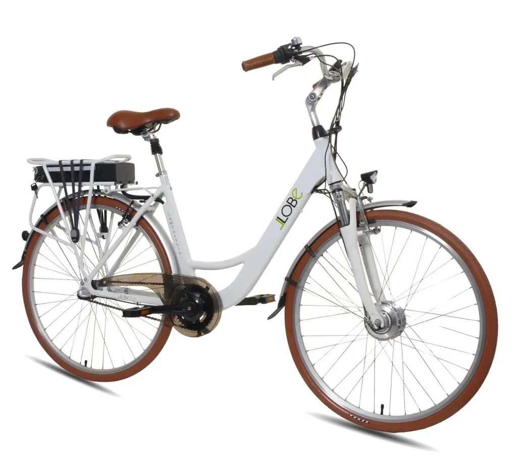 Damen E-Bike, 28 Zoll, Rahmenhöhe 50 cm, 3-Gang Nabenschaltung, weiß, City Bike "ComfortLine"