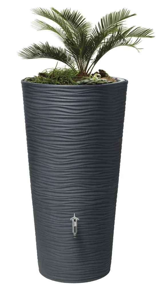 Regenspeicher / Regentonne NATURA 2in1 210 L, graphite grey