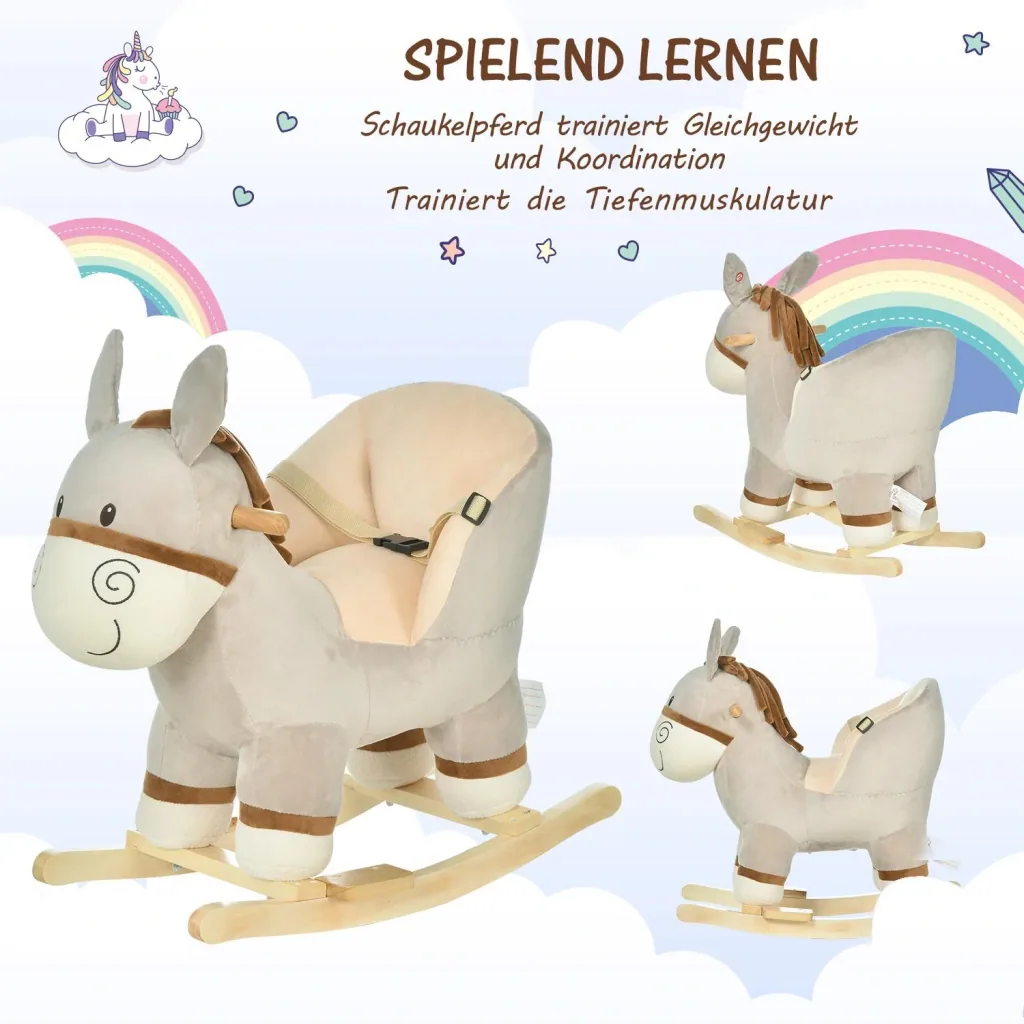 Schaukeltier als Esel