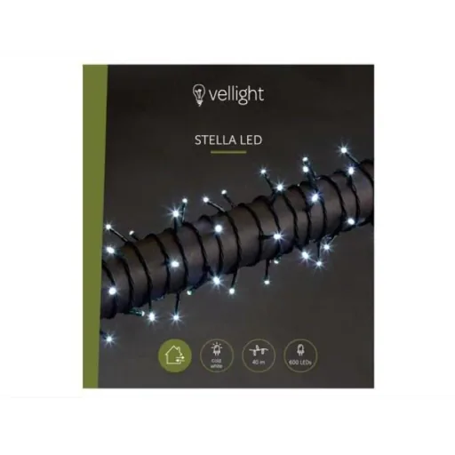 Vellight Weihnachtsbeleuchtung - 40m - 600 LEDs - Weiß - Innen & Außen