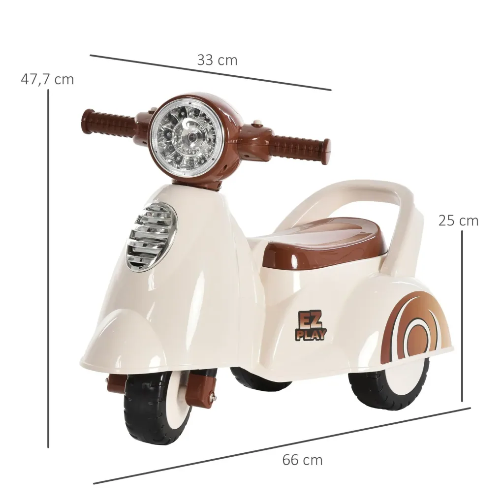 Kinder Rutscherauto als Motorrad