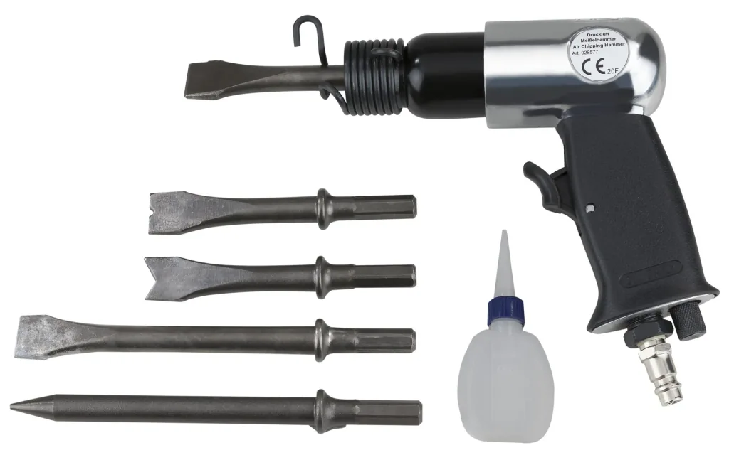 Druckluft-Meißenhammer-Set inklusive Zubehör