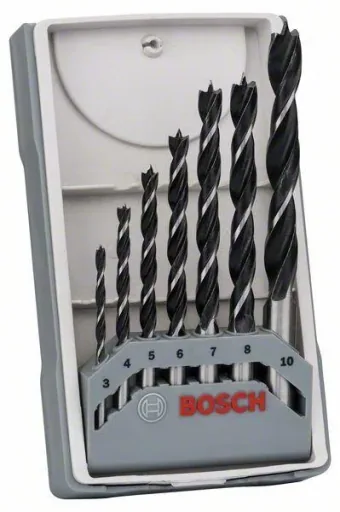 Holzbohrer-Set, 3 - 10 mm, 7-teilig
