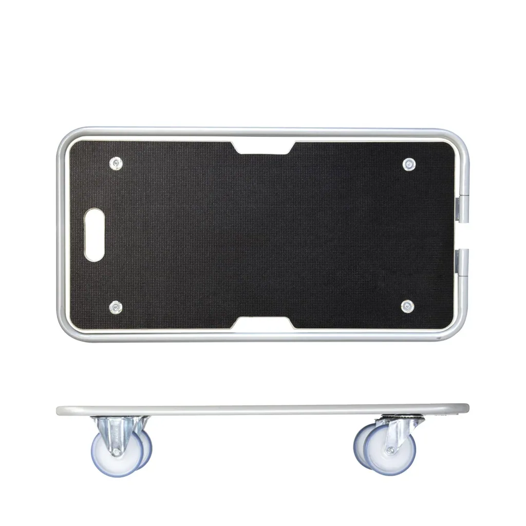 Transporthilfe MM 1345, 74 x 36,5 x 14,5 cm, softe Rollen Ø 100 mm Rollenlager, Bügel, Multiplex FSC®, Tragkraft 300 kg
