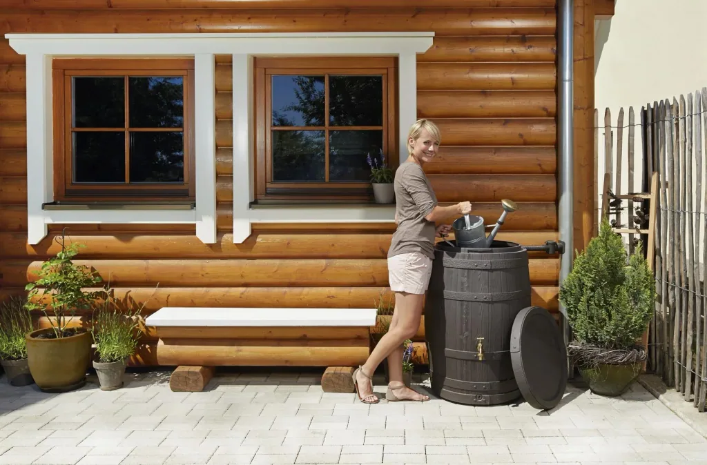 Regenfass BARRICA, 260 l, braun