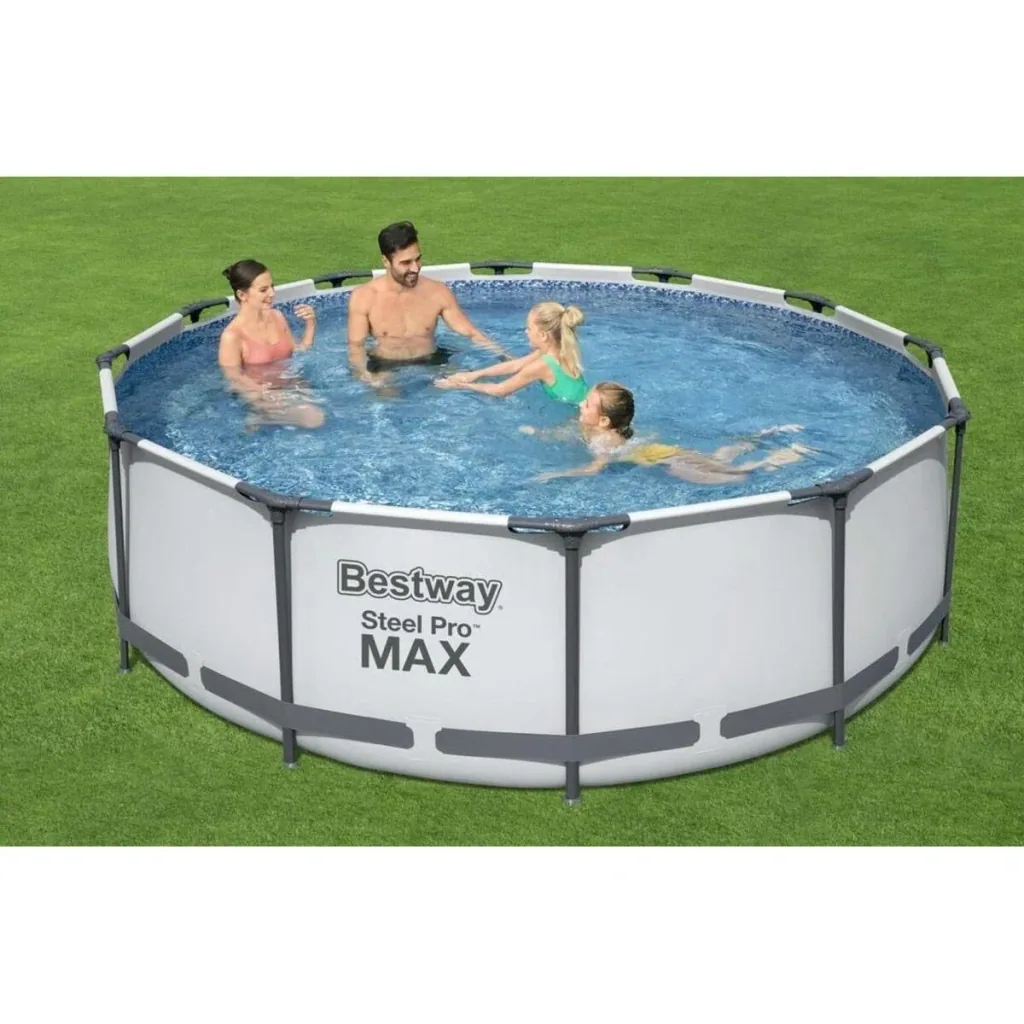 Schwimmbecken mit Rahmen und Filterpumpe - Ø366cm - 122cm tief - 2006L/h