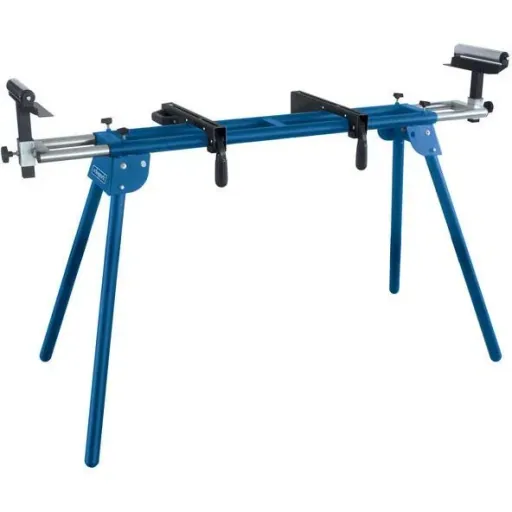 Sonderpreis! Kombi-Säge HM254 - 2000W | 255mm | Laser, LED und Drehtisch | 2 Sägeblätter + UMF2000 Ständer