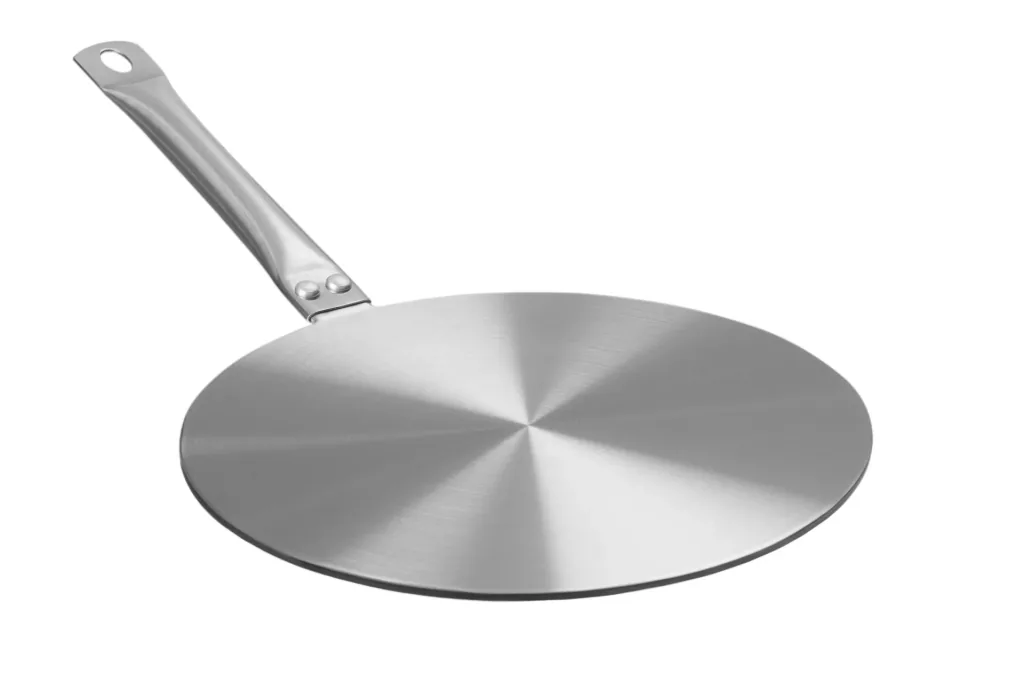 Induktions-Adapterplatte, Edelstahl/ Aluminium, 23 cm