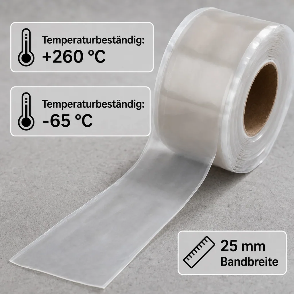 Silikonband selbstverschweißend, transparent