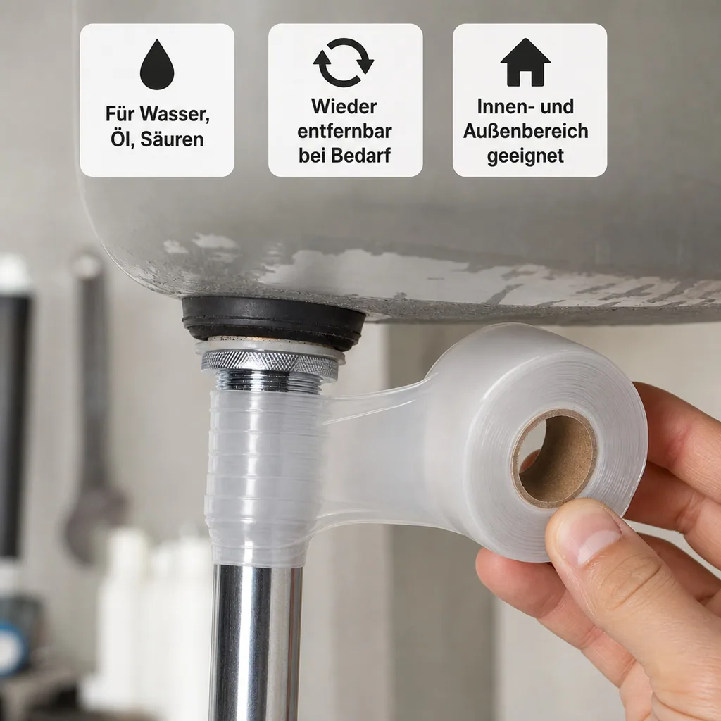 Silikonband selbstverschweißend, transparent