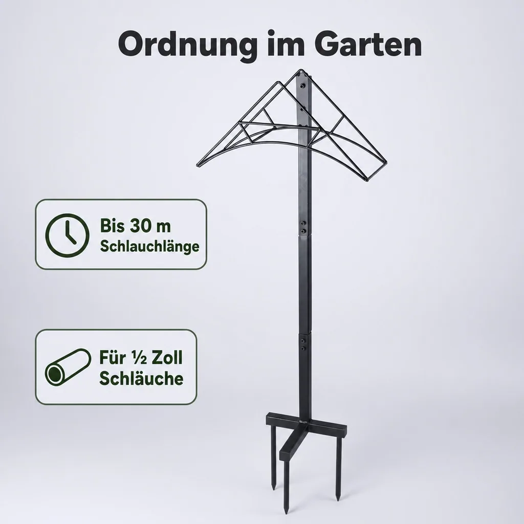 Mobiler Gartenschlauchständer