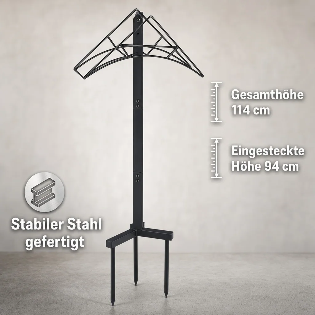 Mobiler Gartenschlauchständer