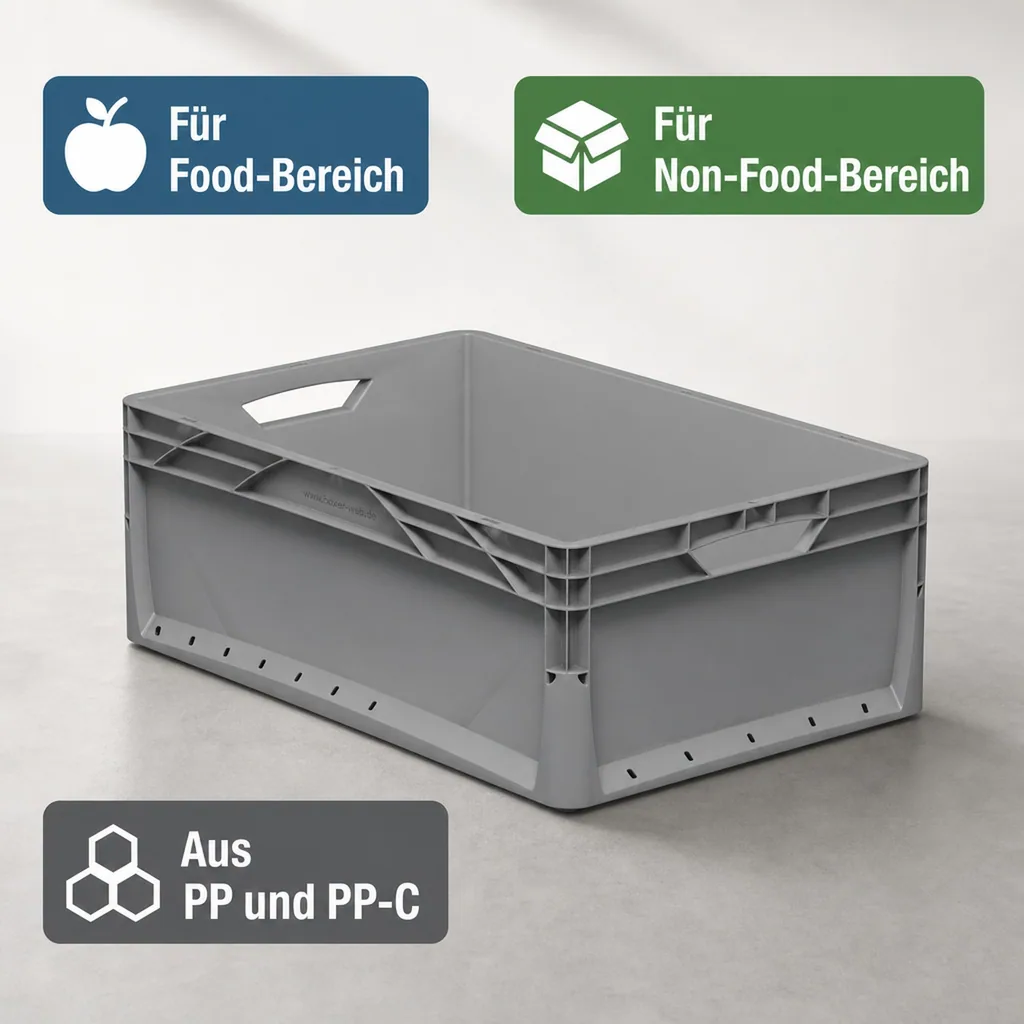 Eurobox 60x40x22cm grau 42l