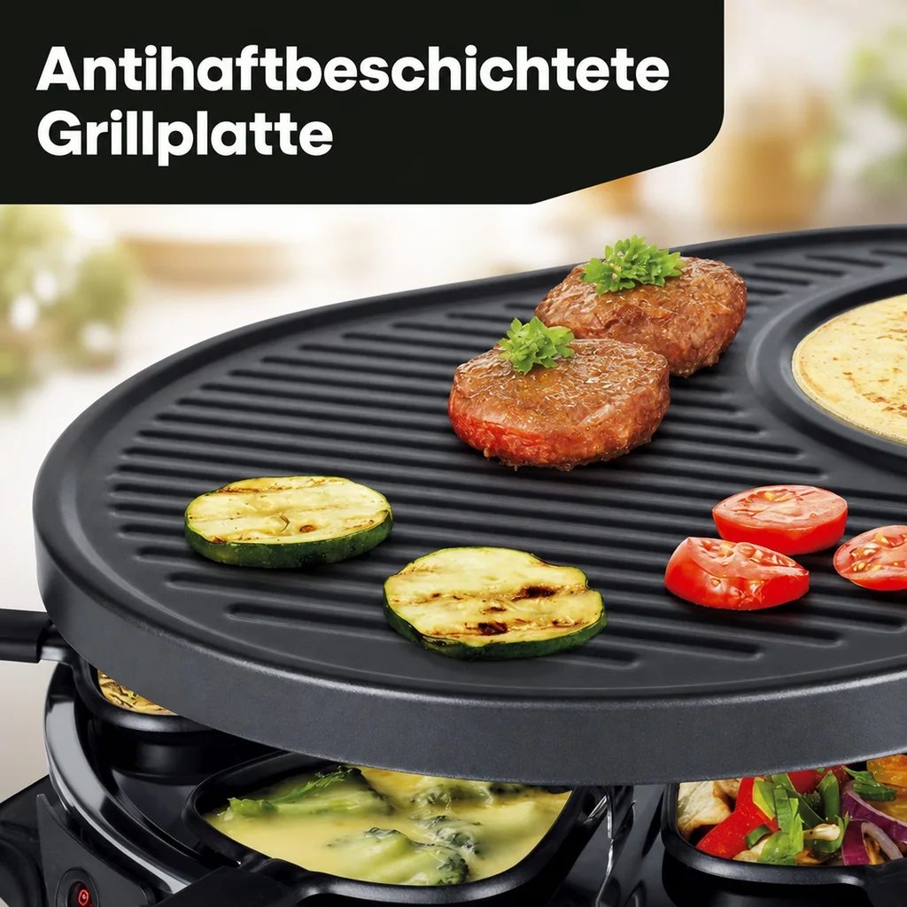 Raclette für 8 Personen