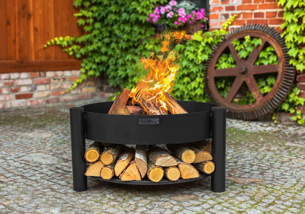CookKing Feuerschale Montana 60, inklusive Holzlager