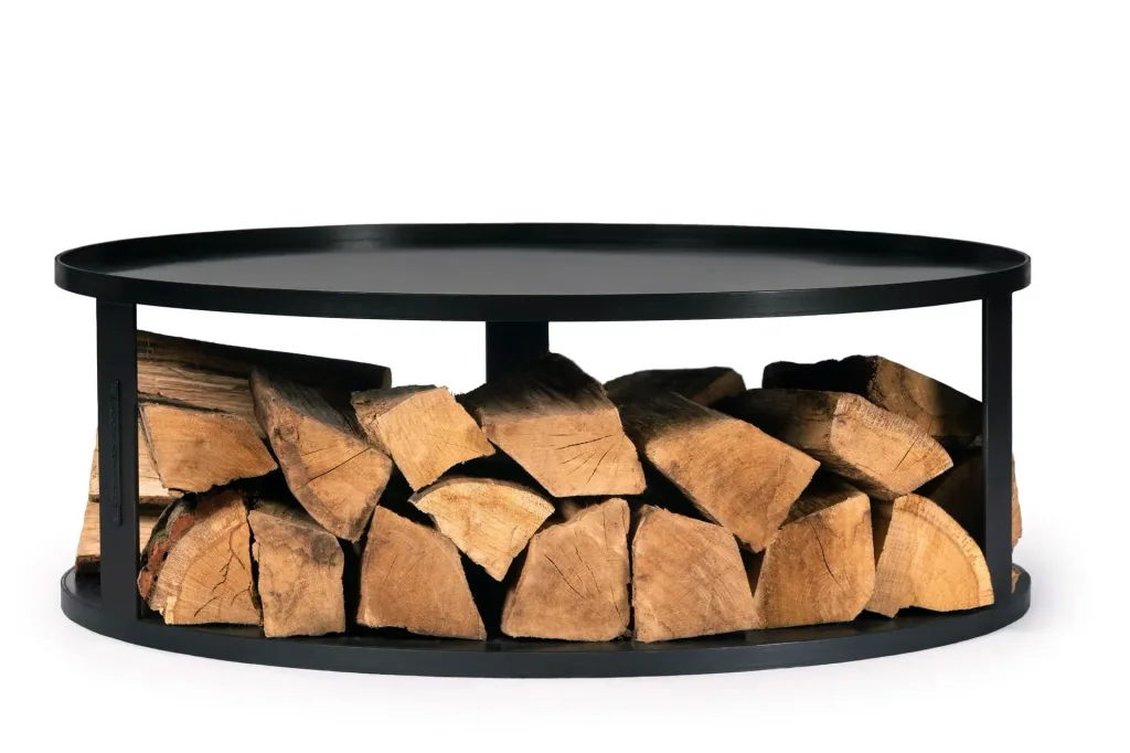 CookKing Feuerschalenbasis  & Holzlager, Durchmesser 82 cm