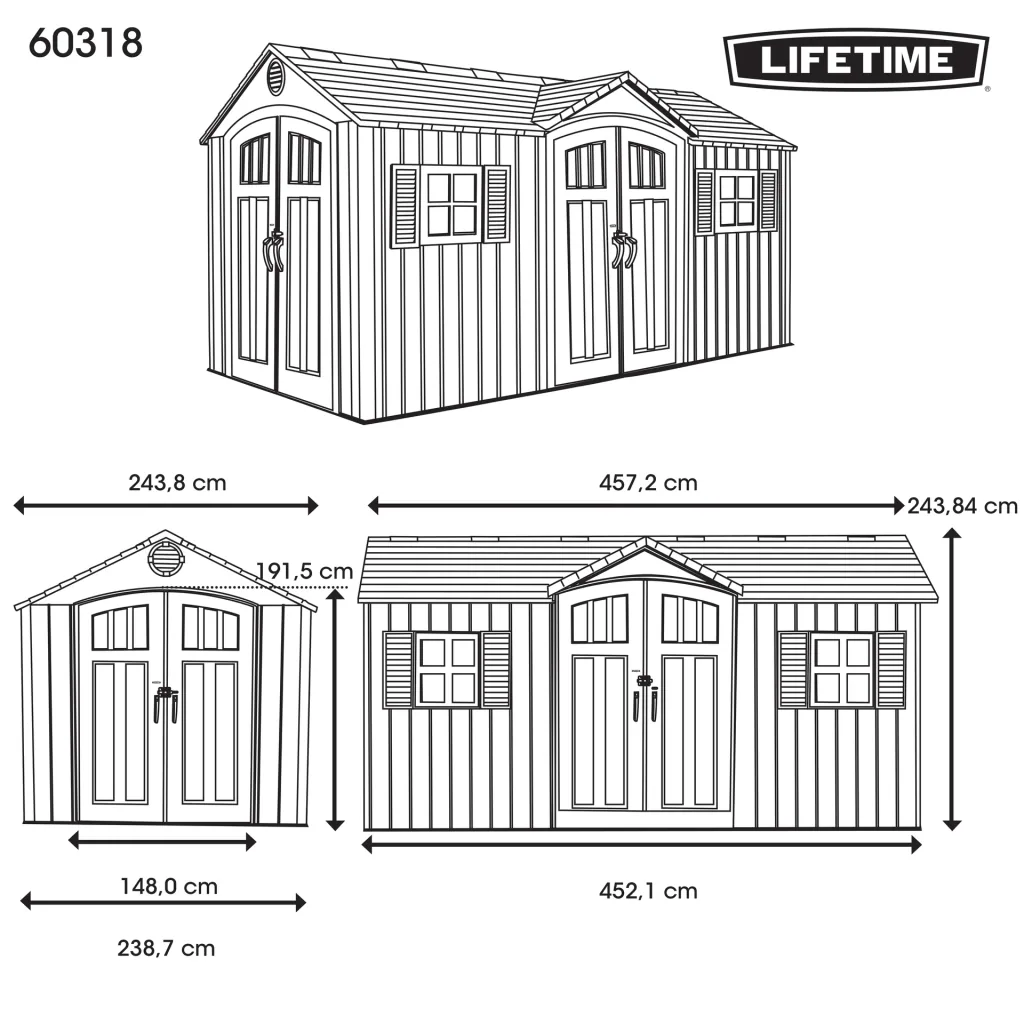 Gerätehaus Galaxis 10,1 m²